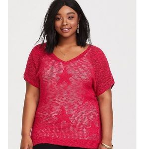 torrid plus size star pullover size 1x women